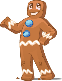 A real life Gingerbread Man!