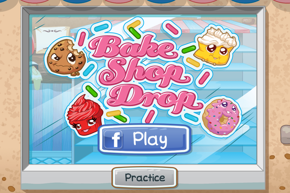 Screen shot from Bake Shop Drop iOS.
